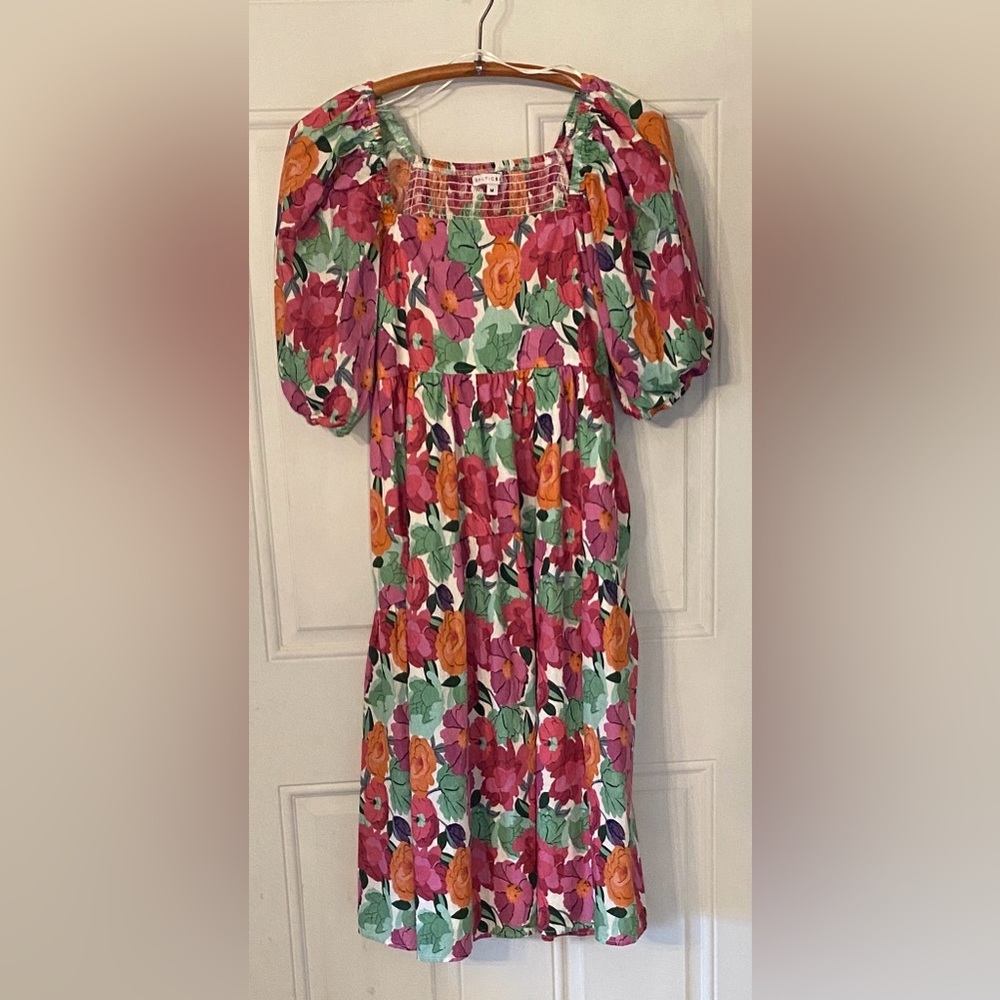 Baltic Born Aimee Puff Sleeve Midi Dress - Picture 5 of 11